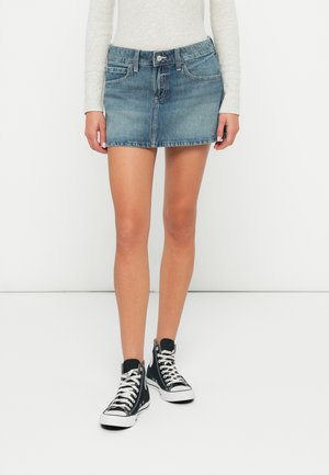 MINI CAMBRIA BACK POCKETS - Jeanskjol - blue denim