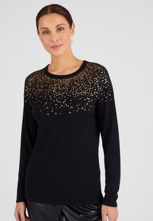 À SEQUINS   - Maglione - noir
