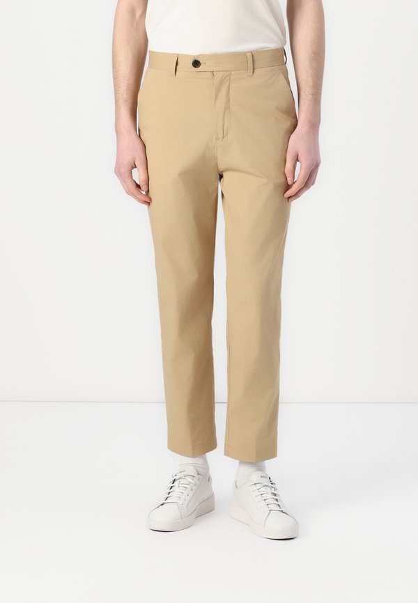 SLH196 STRAIGHT NICO PRESS PANT - Trousers - kelp