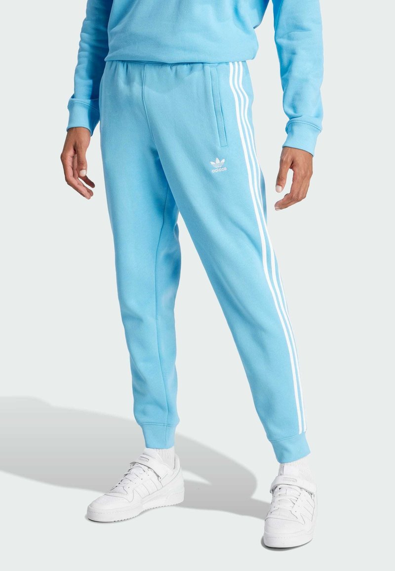 adidas Originals 3-STRIPES - Pantaloni sportivi - semi blue burst