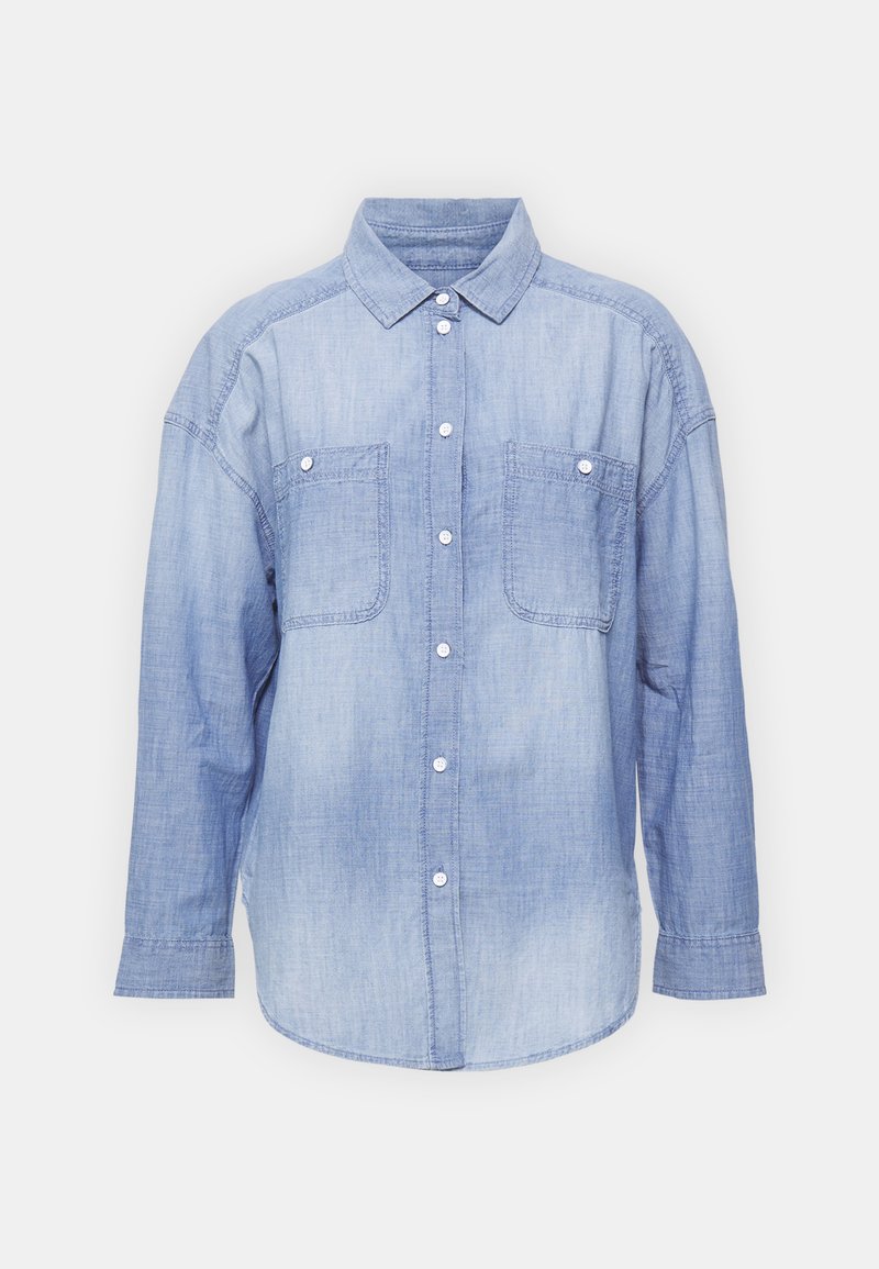 AMERICAN EAGLE Overhemdblouse blauw AMERICAN EAGLE Overhemdblouse blauw