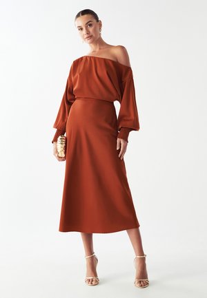 DIARA MIDI - Day dress - copper