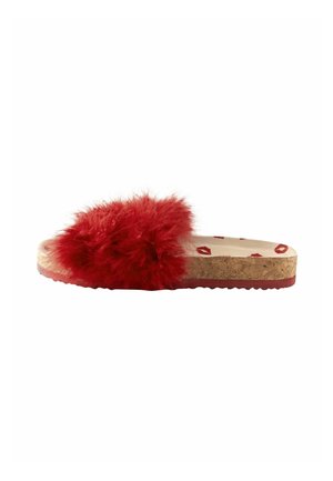 REGULAR FIT - Slip-on sandaler - red lips print
