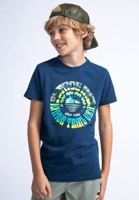 Petrol Industries Camiseta estampada - petrol blue