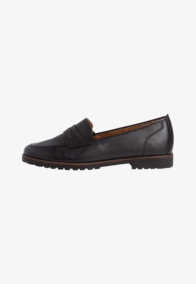 Slipper - black leather