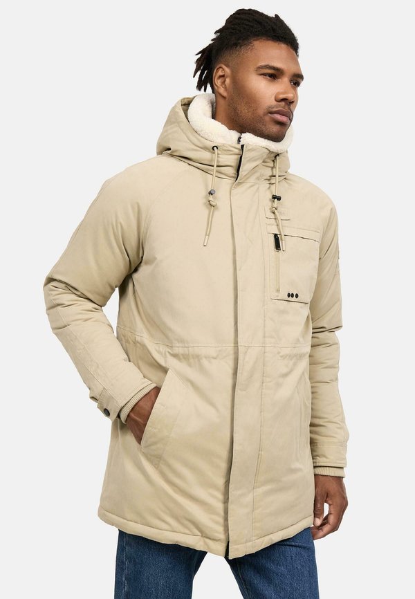 NAVROOS XX - Wintermantel - sand