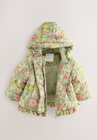 Next REGULAR FIT - SHOWER RESISTANT FRILL HEM PADDED - Giacca invernale - green floral