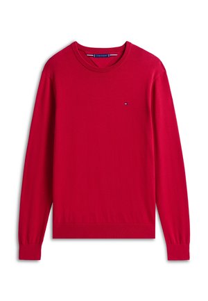 Tommy Hilfiger, CREW NECK  - Strikkegenser - medium red
