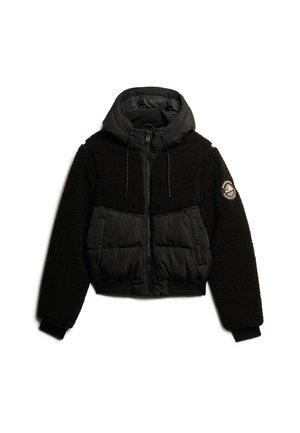 Superdry & Co EVEREST HYBRID - Chaqueta de invierno - black black