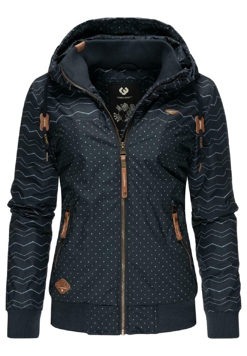 Ragwear NUGGIE ZIG ZAG INTL - Winter jacket - dark blue