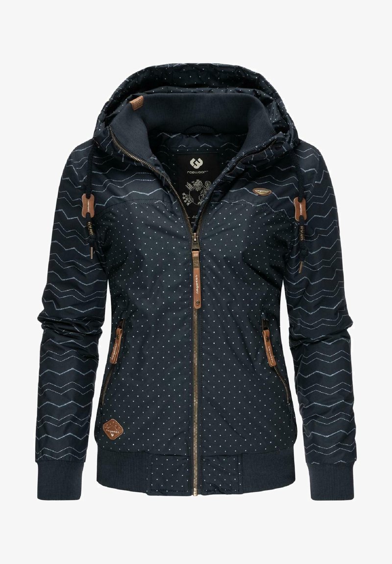 Ragwear NUGGIE ZIG ZAG INTL - Winter jacket - dark blue