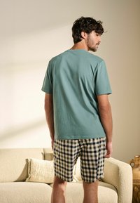 Next MOTIONFLEX COSY SET - Nachtwäsche Set - sage green check