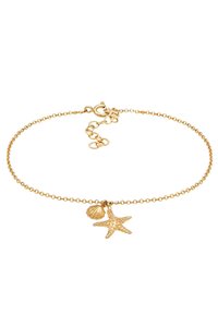Elli SHELL STAR FISH - Bracelet - gold-coloured