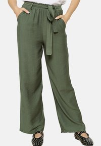 Nohavice - khaki med