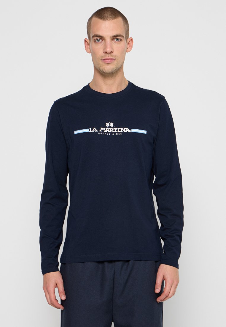 LA MARTINA Longsleeve donkerblauw LA MARTINA Longsleeve donkerblauw