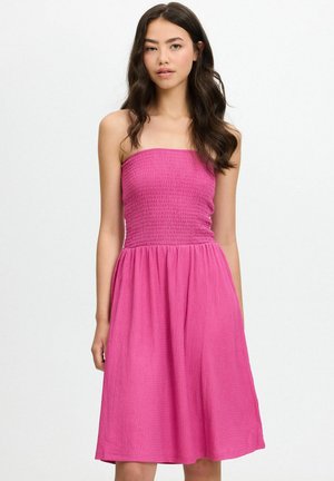 INSIDE, VESTIDO BANDEAU MINI NIDO ABEJA - Vestido informal - rosa