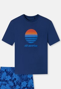 Schiesser KURZ SET - Pyjama set - indigo