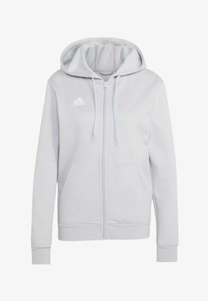 adidas Performance, ENTRADA26 FULL ZIP HOODIE - Sweatjakke - team light grey white