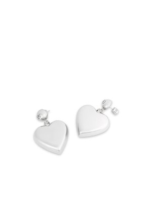 WITH HEARTS - Orecchini - silver-coloured