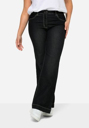 Angel of Style NORA WEIT UND STRETCHKOMFORT 4-POCKET - Flared Jeans - black