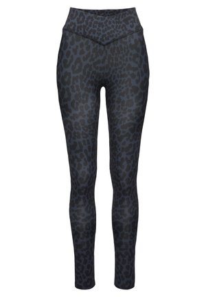 Leggings - grau schwarz