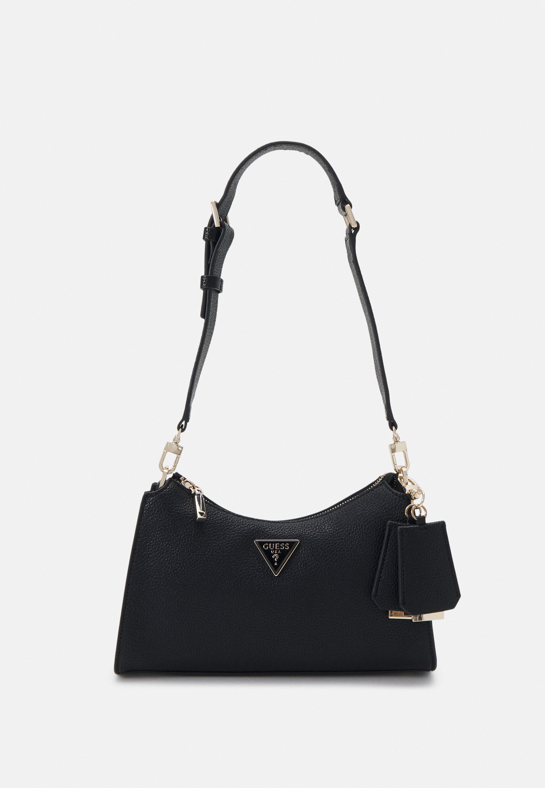 Guess CRESIDIA TOP ZIP SHOULDER BAG - Handbag - black - Zalando.ie