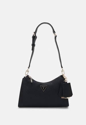Guess CRESIDIA TOP ZIP SHOULDER BAG - Τσάντα χειρός - black