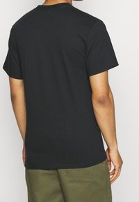 HUF Triko s potiskem - black