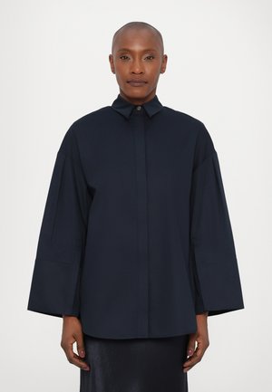 SAPORE - Blúzka so zapínaním na gombíky - navy
