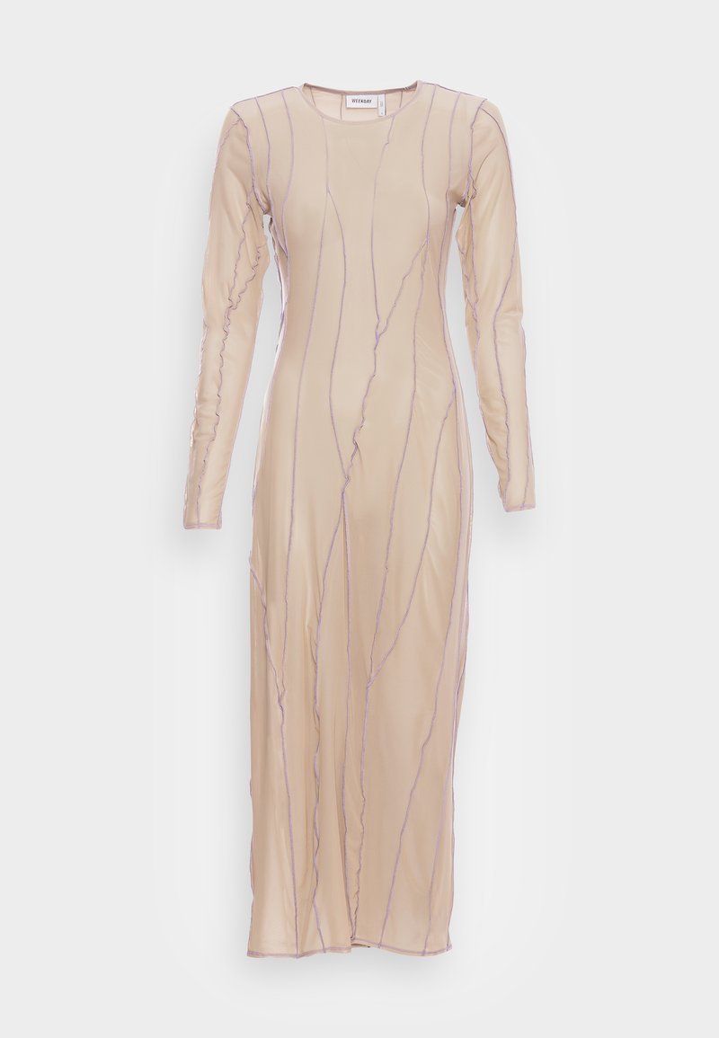 Weekday Maxi-jurk beige
