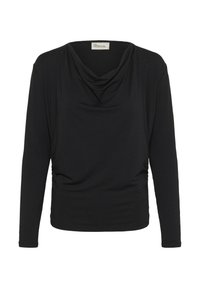 My Essential Wardrobe Top dugih rukava - black