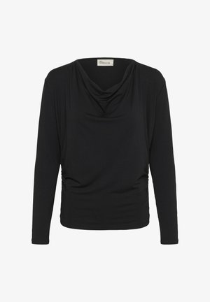 My Essential Wardrobe Top s dlouhým rukávem - black