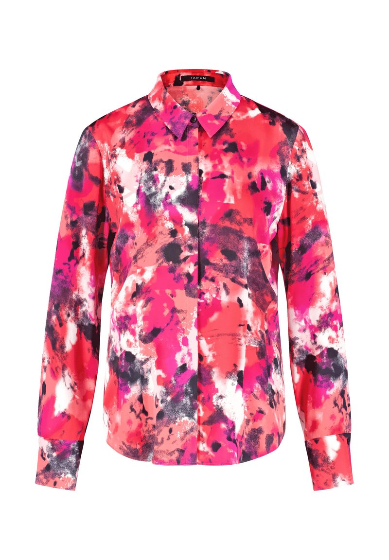 Taifun Overhemdblouse donkerroze Taifun Overhemdblouse donkerroze