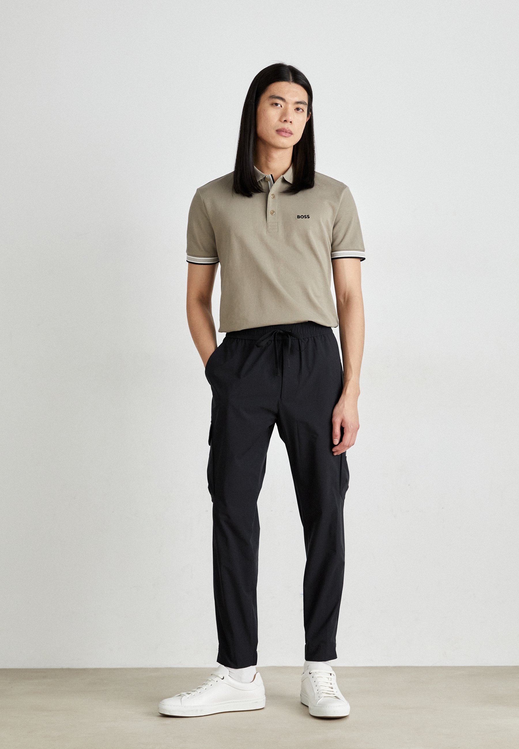 BOSS URBANEX - Cargohose - black/schwarz - Zalando