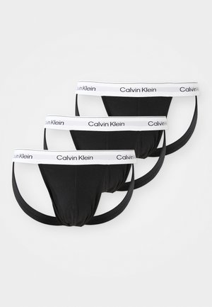 JOCK STRAP 3 PACK - Kratke gaće - black
