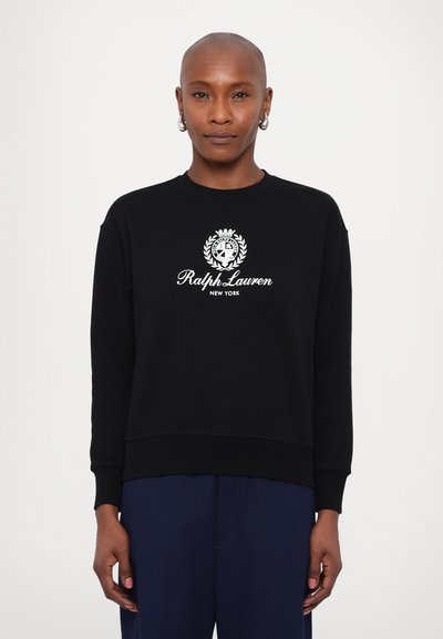 Polo Ralph Lauren STANDARD LONG SLEEVE - Melegítőfelső - black/white