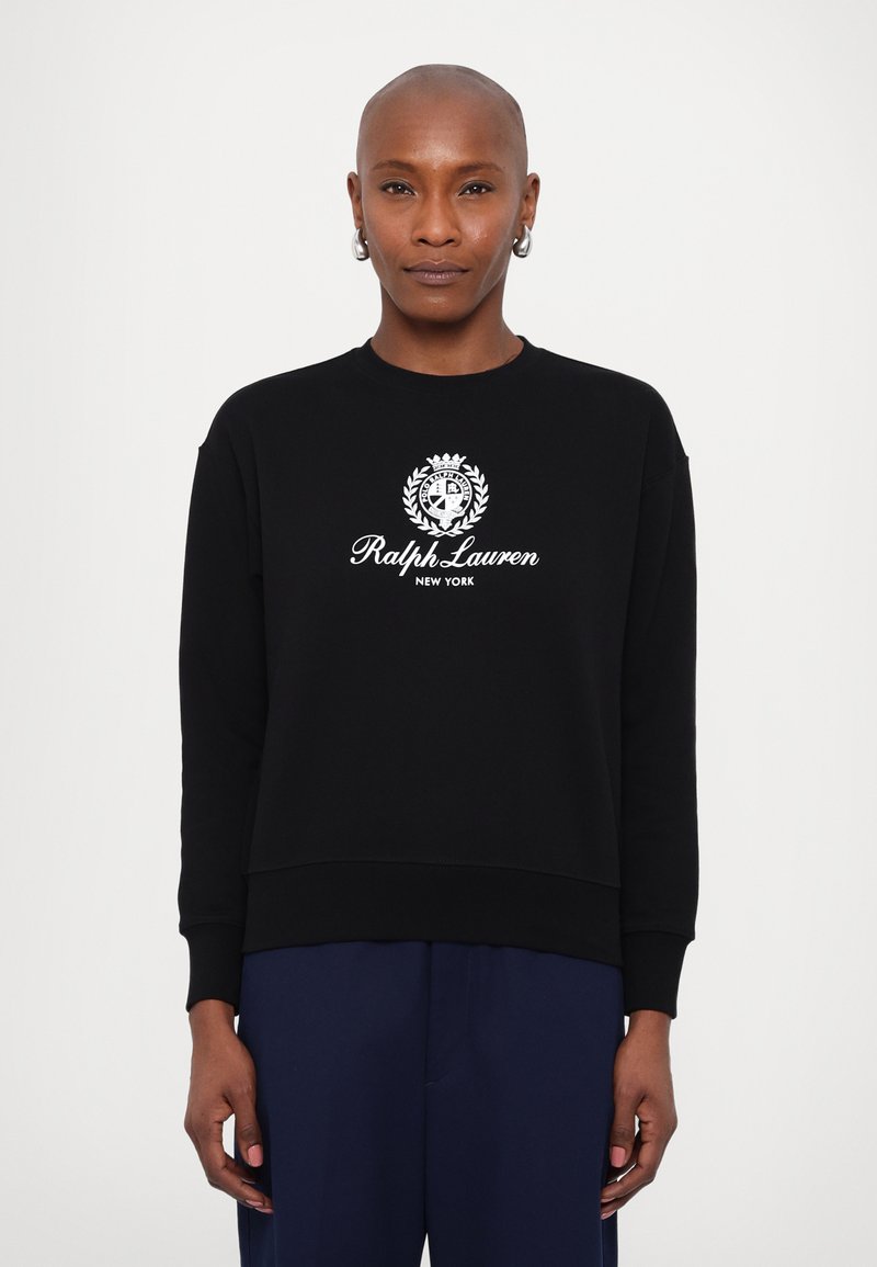 Polo Ralph Lauren STANDARD LONG SLEEVE - Sudadera - black/white