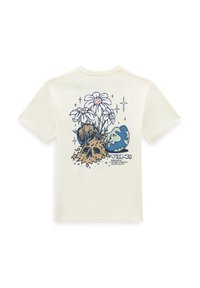 Vans WHATS INSIDE SS - Camiseta estampada - marshmallow
