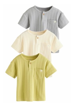 Next REGULAR FIT SHORT SLEEVE 3 PACK - Majica kratkih rukava s printom - minerals