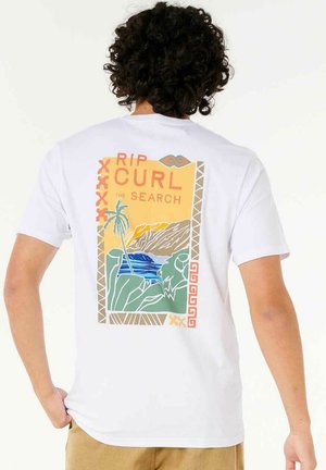 AOTS CODY WELSH - Print T-shirt - white