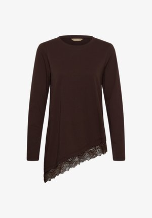 Culture, CUVENA LONG SLEEVE - Maglietta a manica lunga - coffee bean