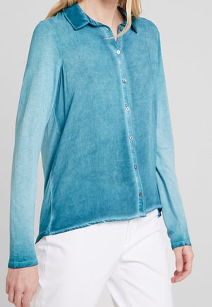 Hemdbluse - turquoise