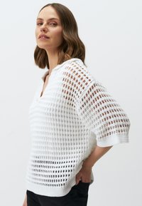 Jimmy Key 3/4 SLEEVE OPENWORK  - Strickpullover - white