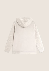 Freddy COMFORT CON CAPPUCCIO  - Felpa con zip - white sand
