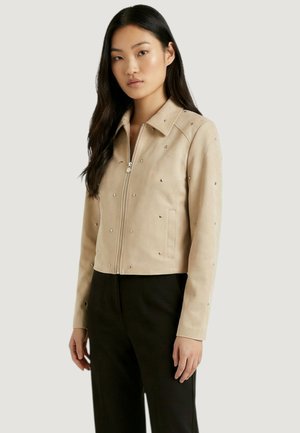 ROWAN STUD OTW SGO - Veste en similicuir - beige-chiaro