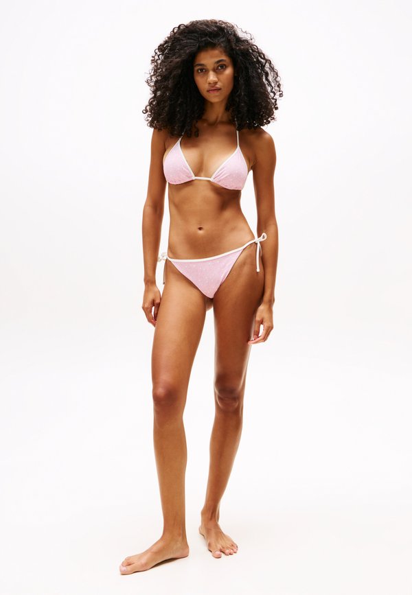 ESSENTIALS CHEEKY STRING SIDE TIE PRINT - Bikini bottoms3