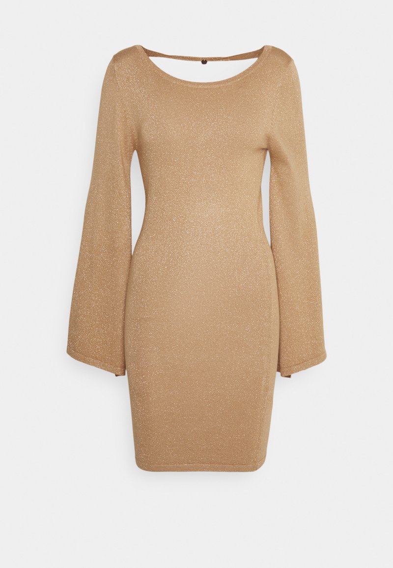 LIU JO Gebreide jurk goudkleurig