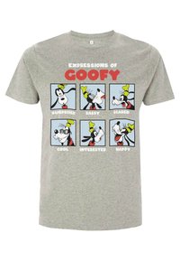 Disney MICKEY & FRIENDS EXPRESSIONS OF GOOFY UNISEX - T-shirt z nadrukiem