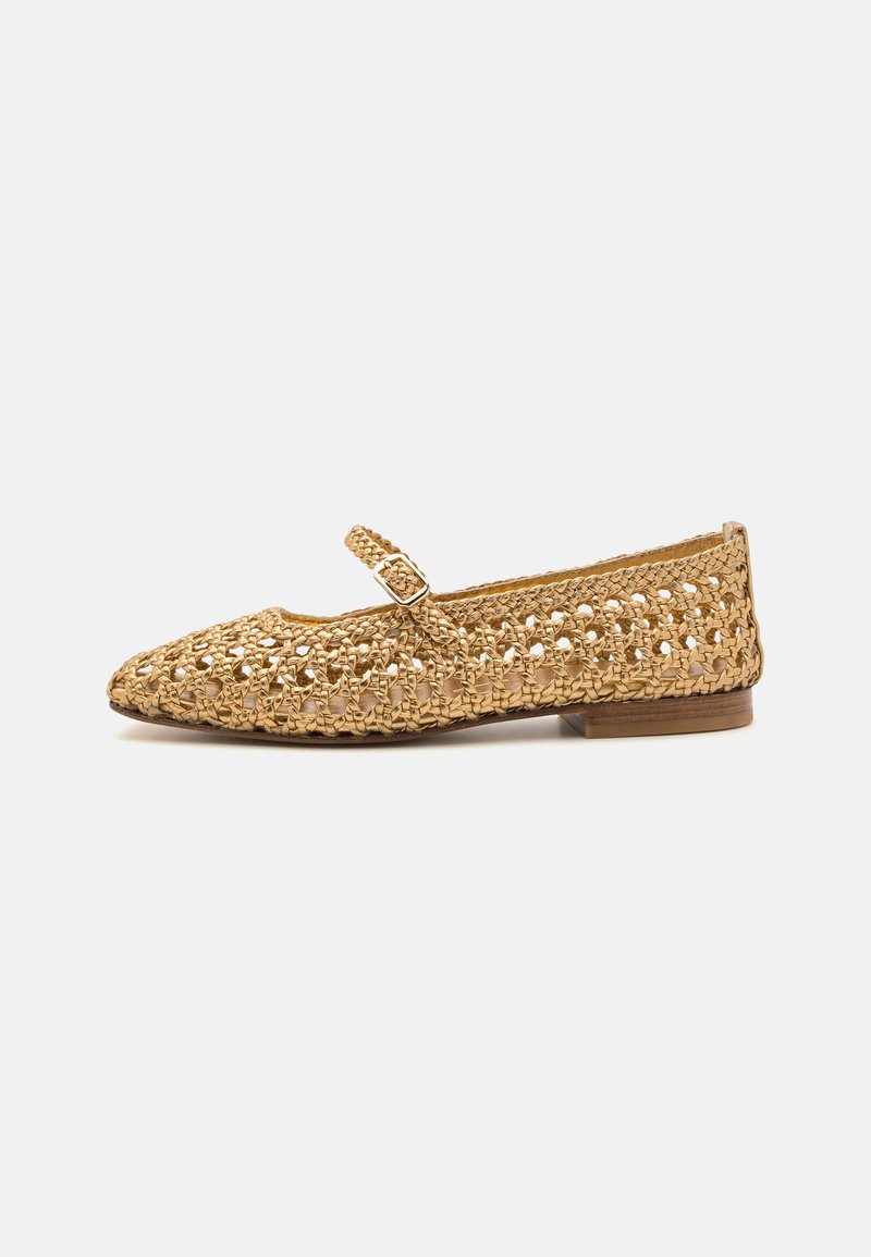 Souliers Martinez - PARIS WOVEN - Babies - gold metallic, Agrandir
