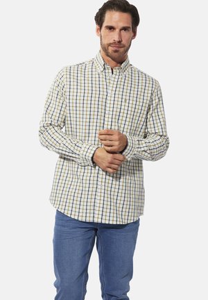 Hemd - wollweiß kariert